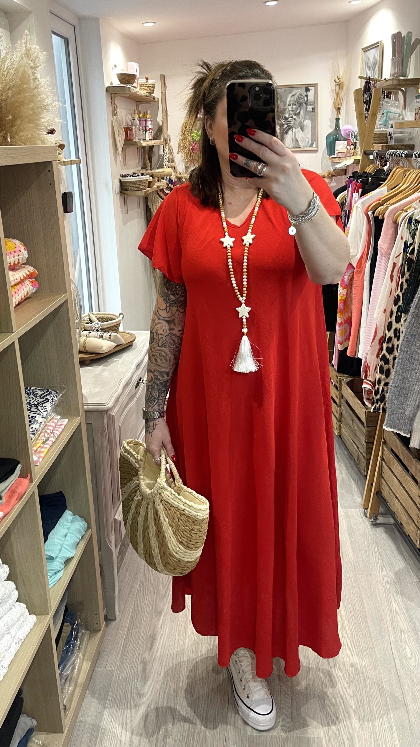 Robe Camilla rouge