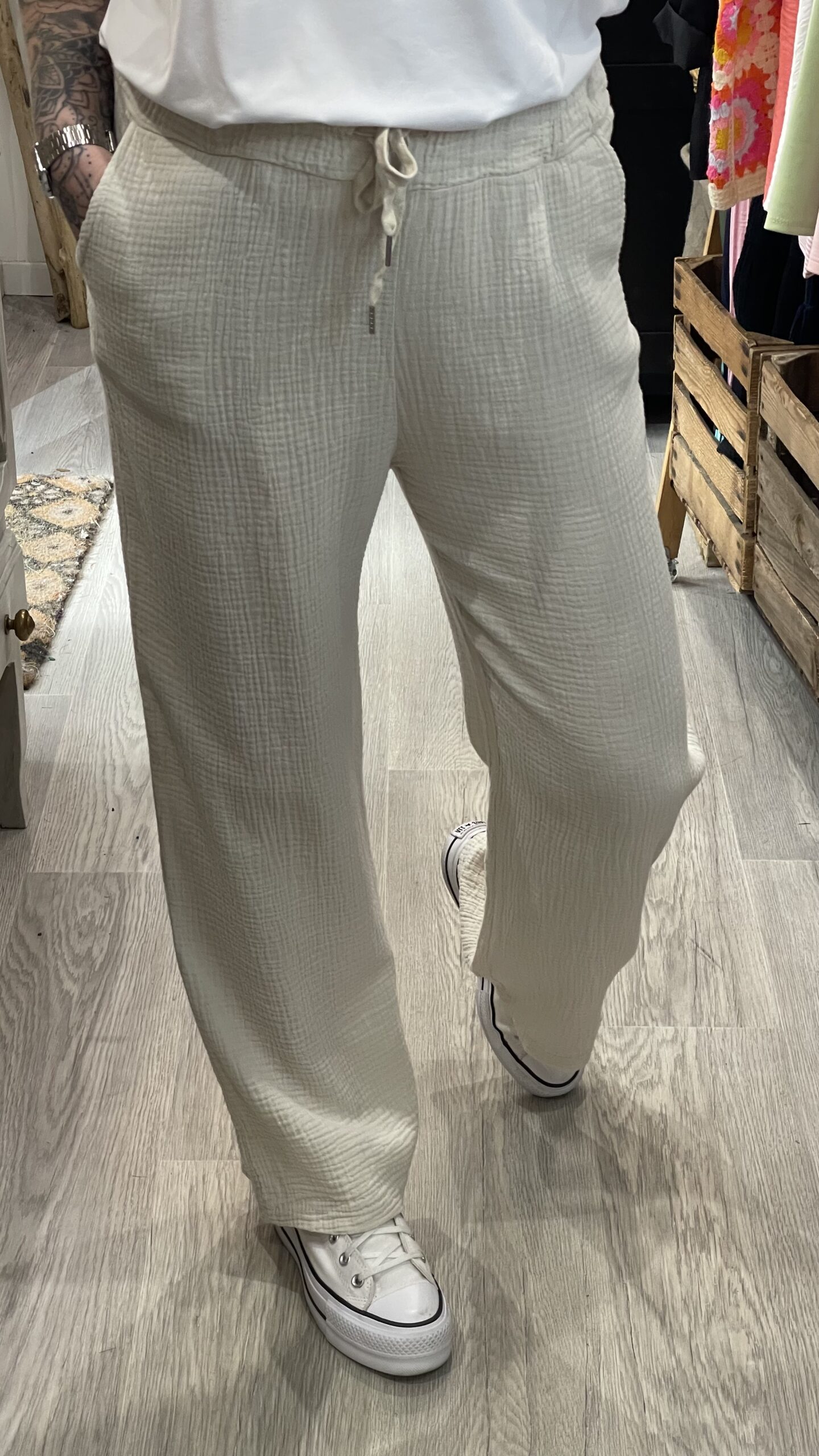 Pantalon Camillo beige – Image 3