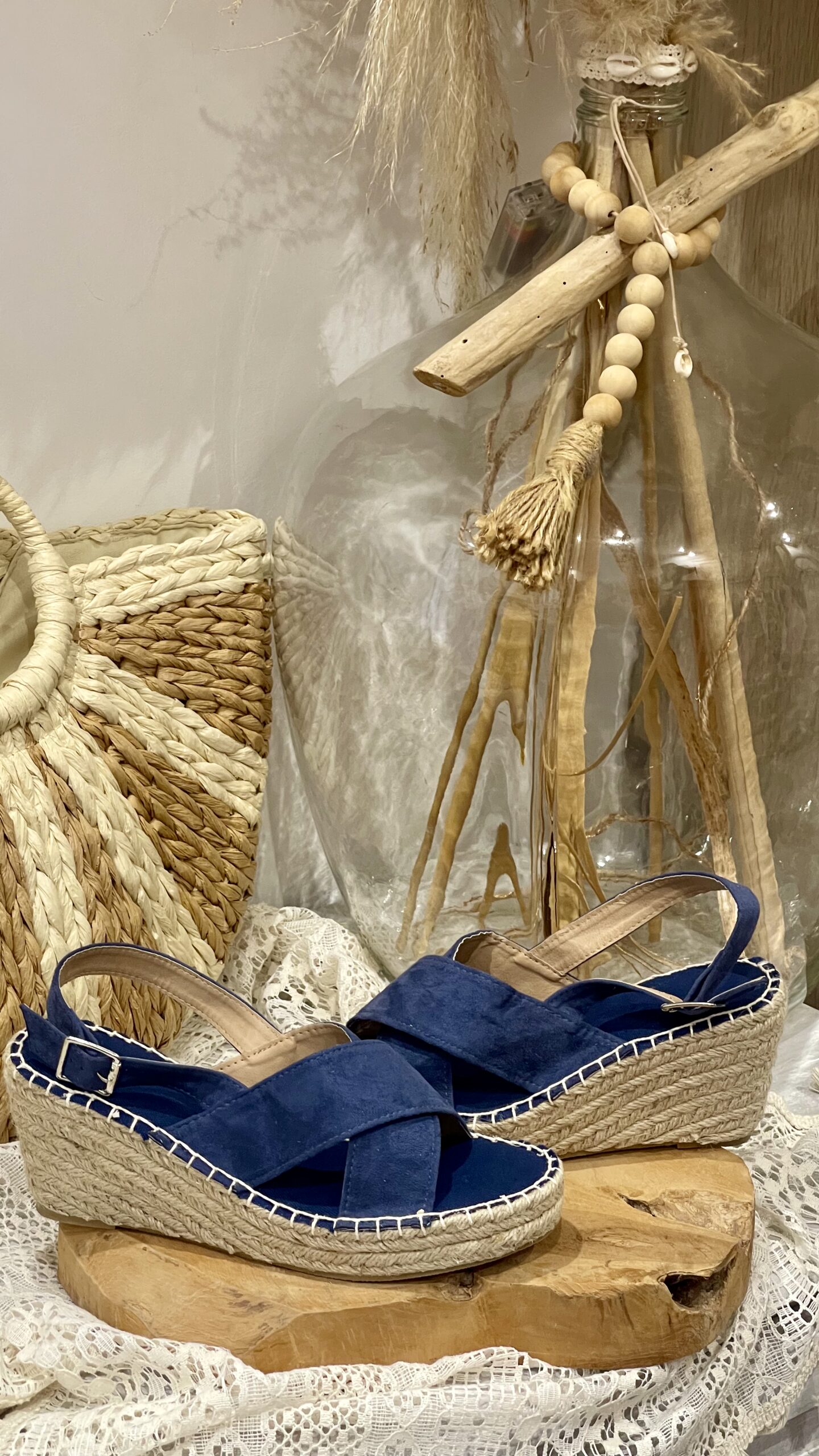 Compensées Andréa bleu marine – Image 4