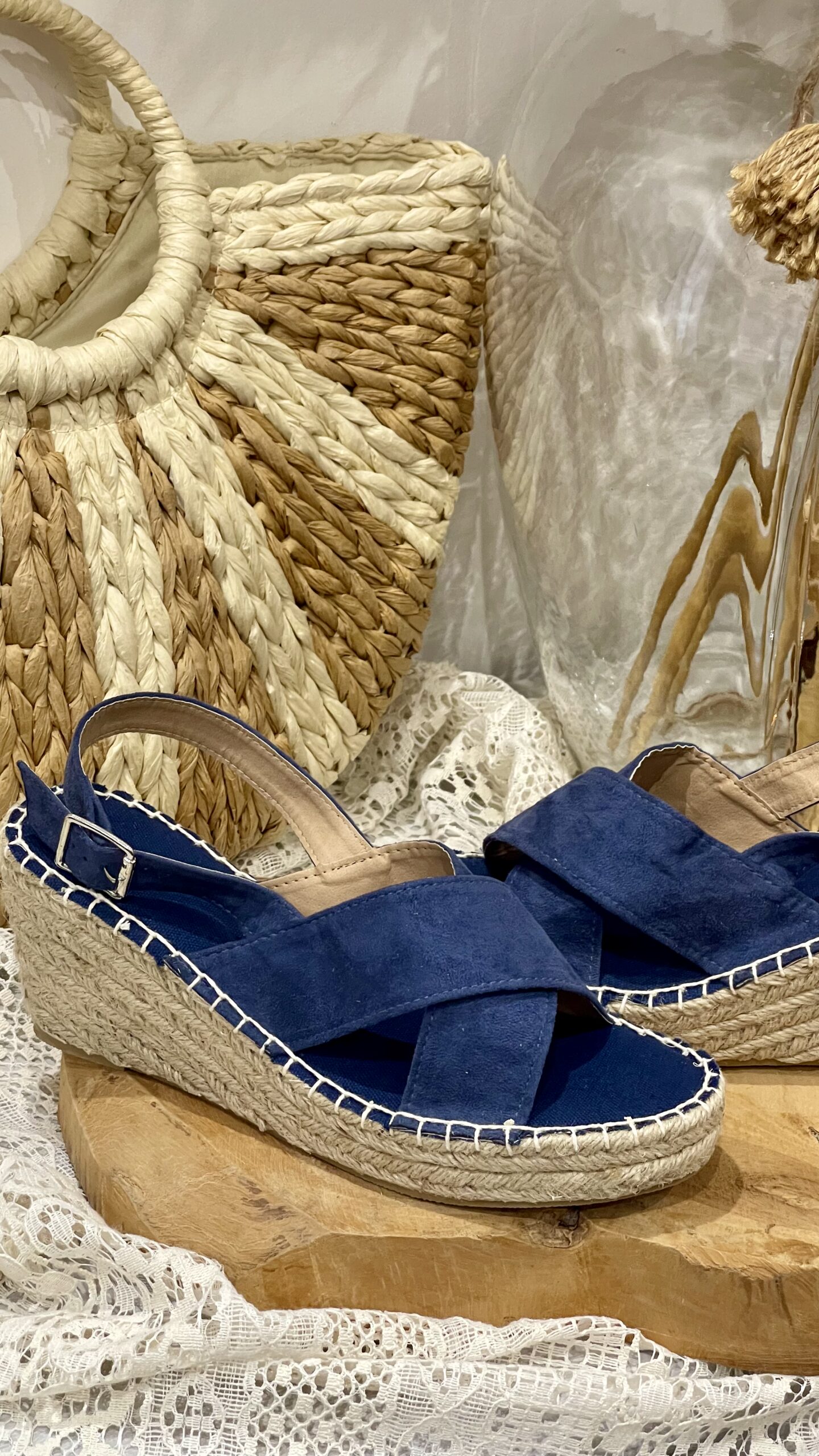 Compensées Andréa bleu marine – Image 3