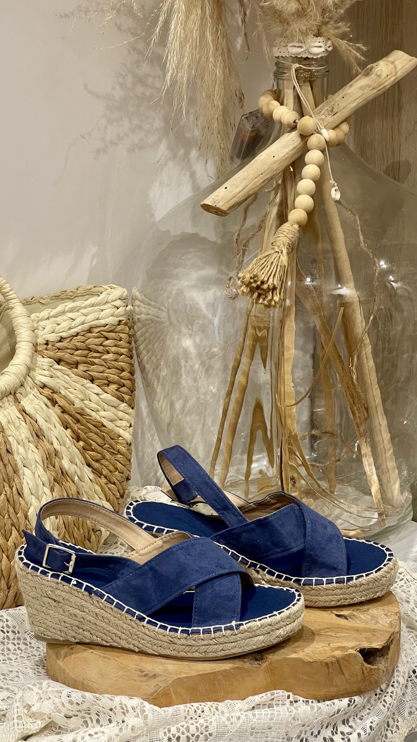 Compensées Andréa bleu marine – Image 2