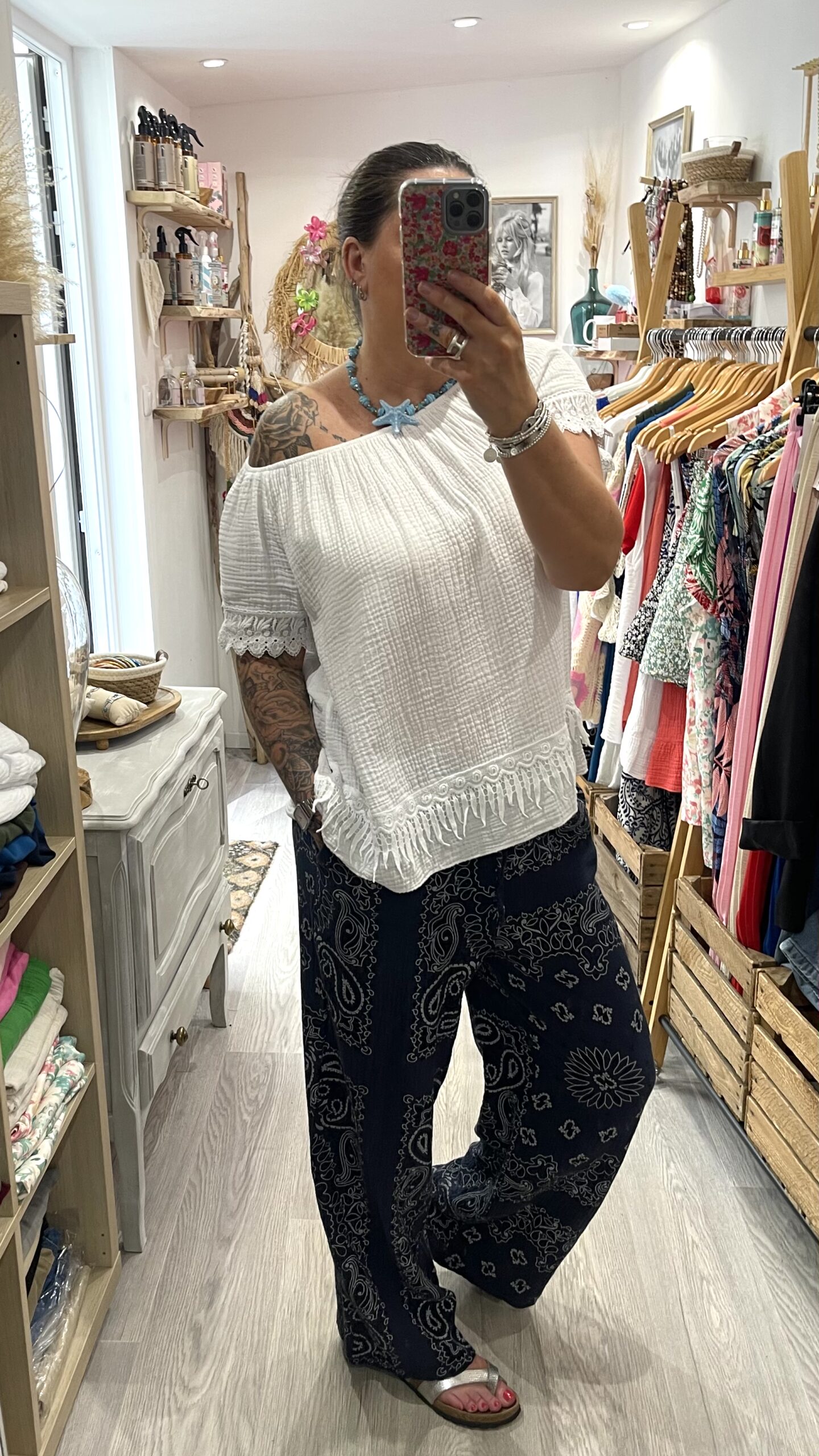 Pantalon Axelle bleu marine – Image 2