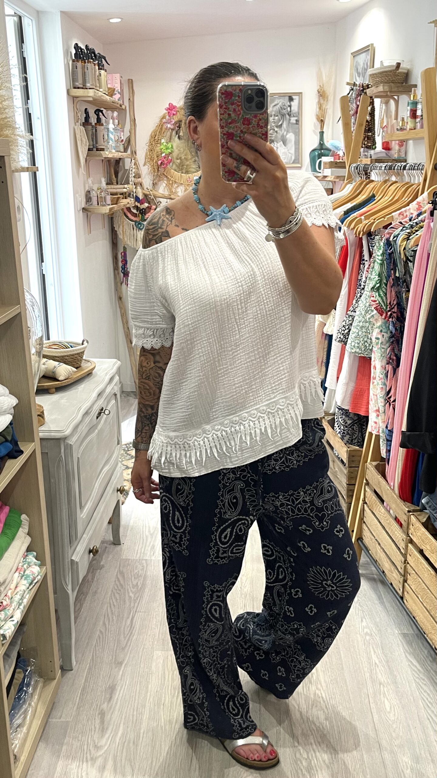 Pantalon Axelle bleu marine – Image 7