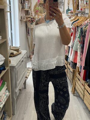Pantalon Axelle bleu marine