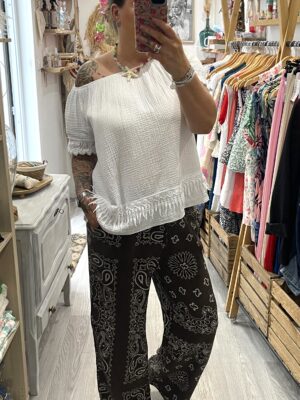 Pantalon Axelle choco