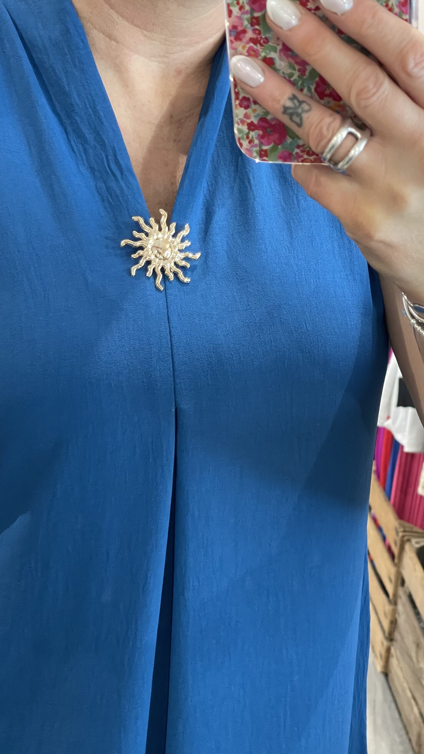 Robe Claire bleu canard – Image 5