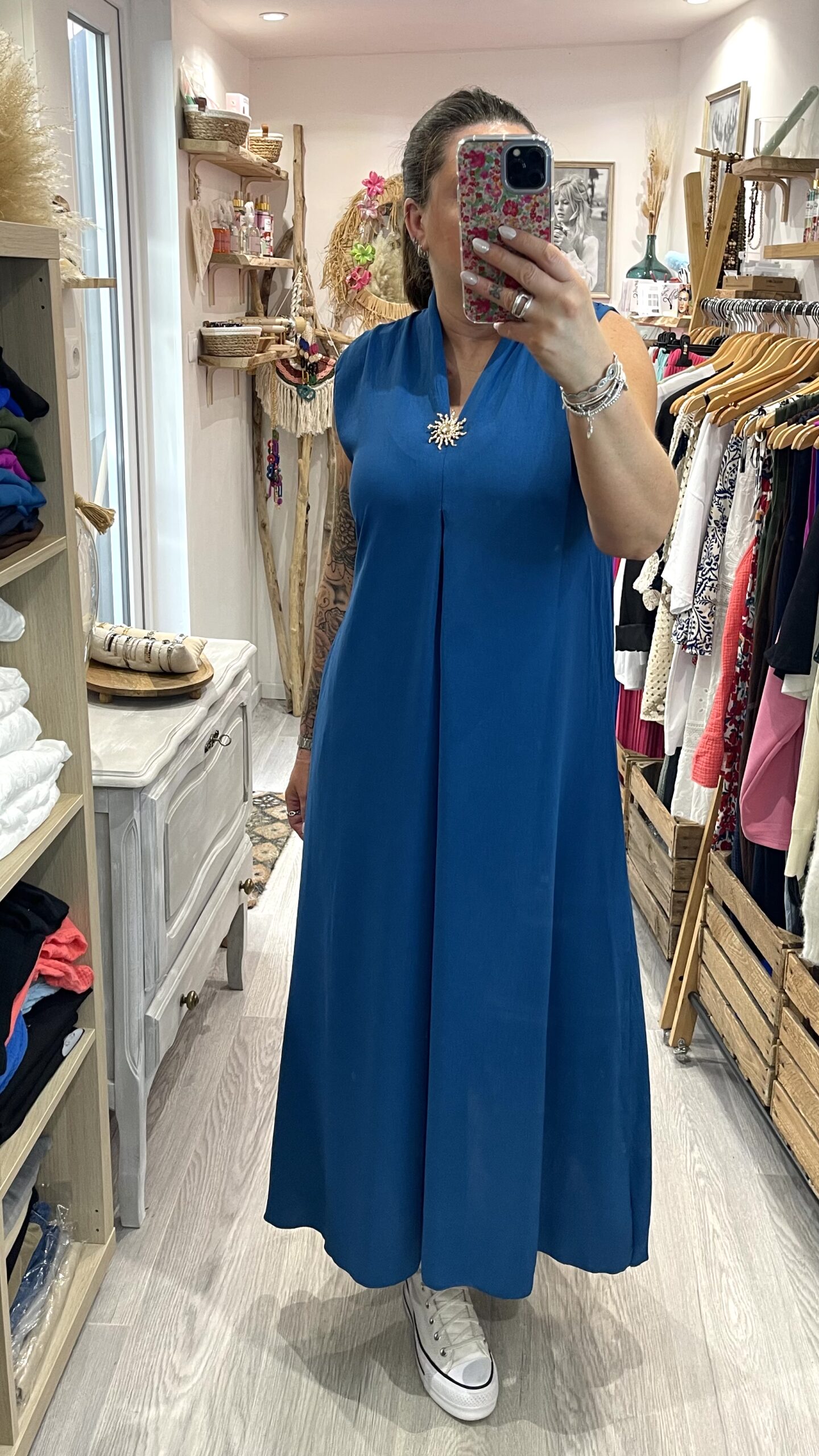 Robe Claire bleu canard – Image 7