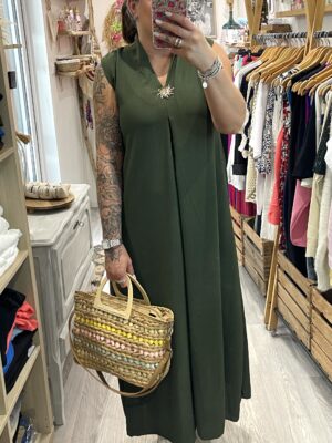 Robe Claire kaki