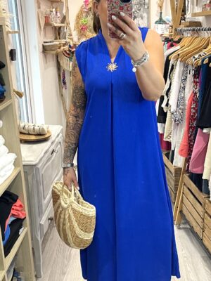 Robe Claire bleu électrique