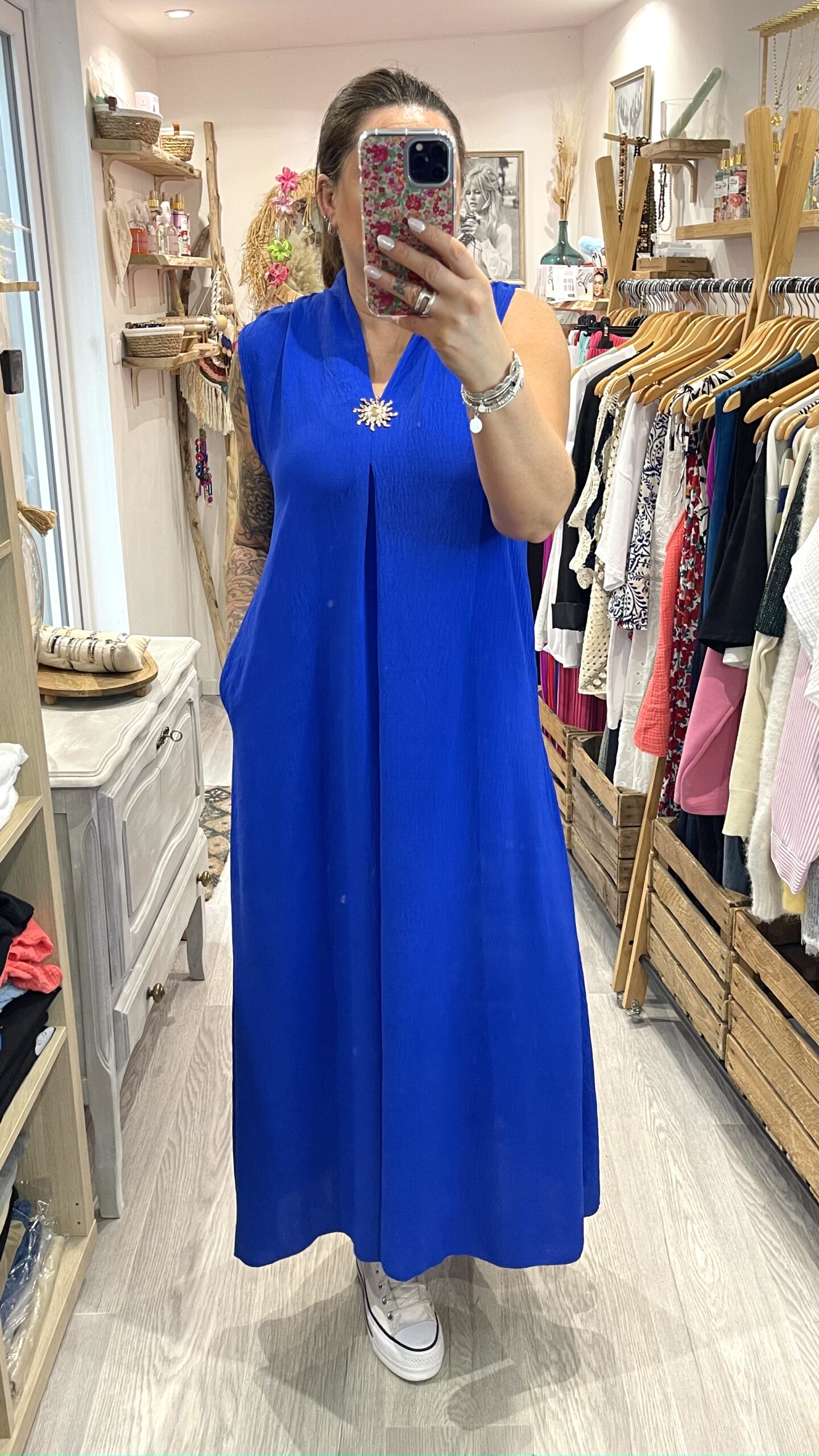 Robe Claire bleu électrique – Image 5