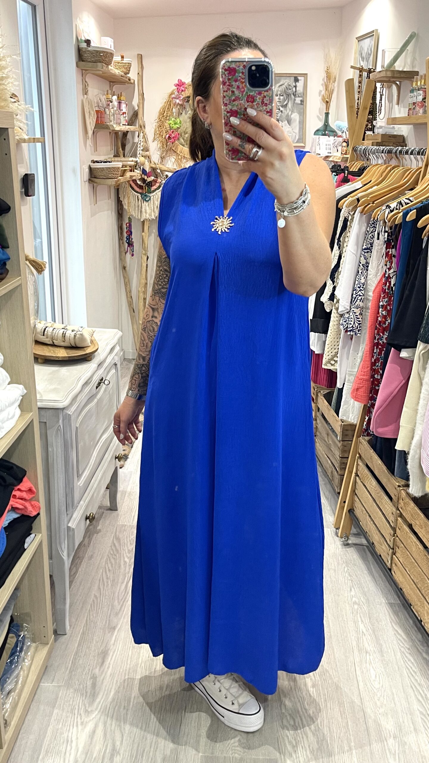 Robe Claire bleu électrique – Image 7