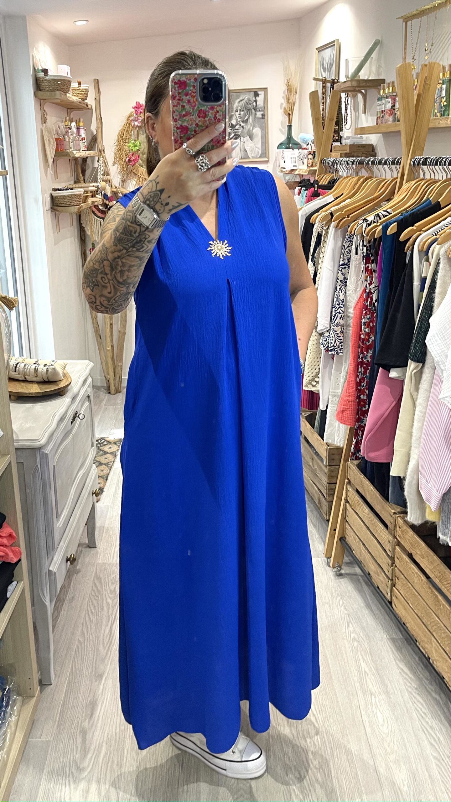 Robe Claire bleu électrique – Image 6