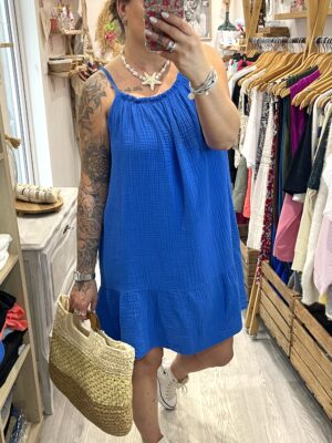 Robe Maria bleu électrique