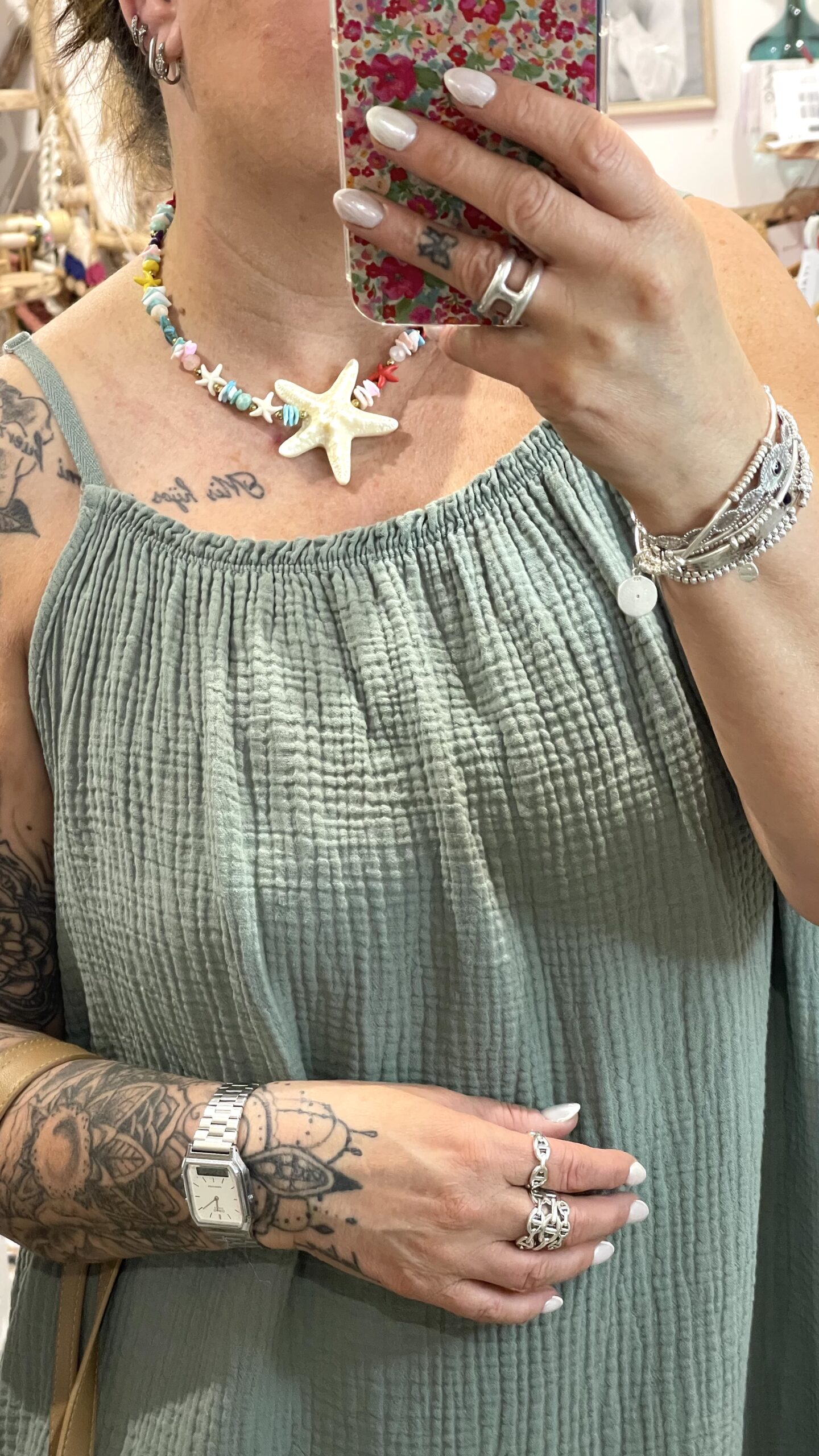 Robe Maria kaki – Image 7