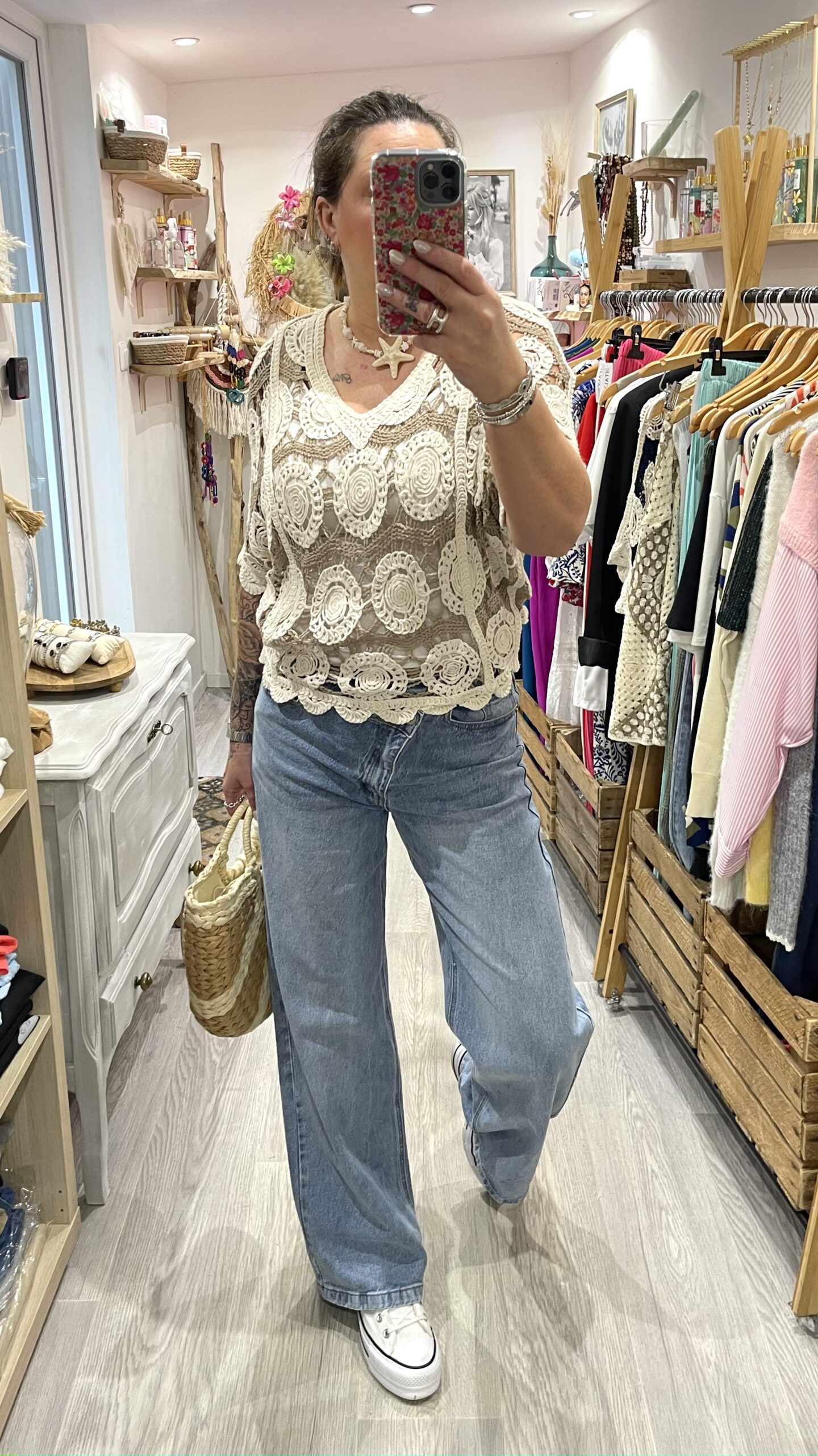 Blouse Miranda beige – Image 3