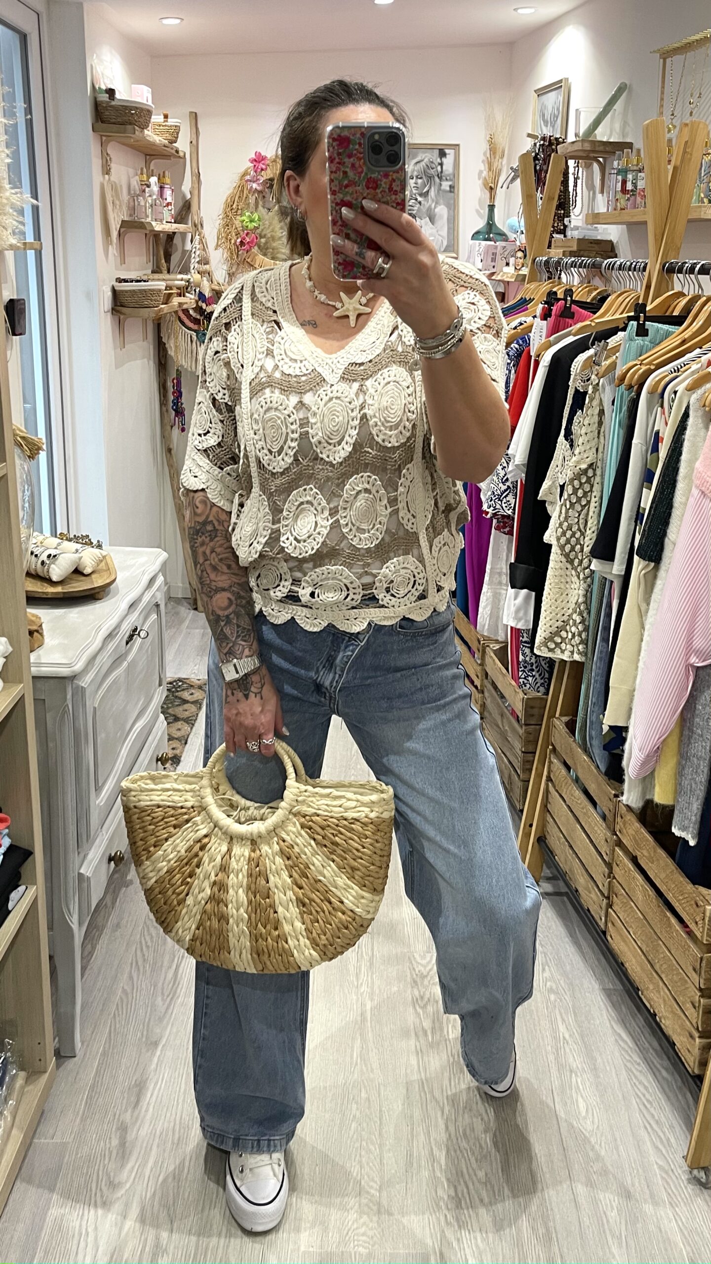 Blouse Miranda beige – Image 6