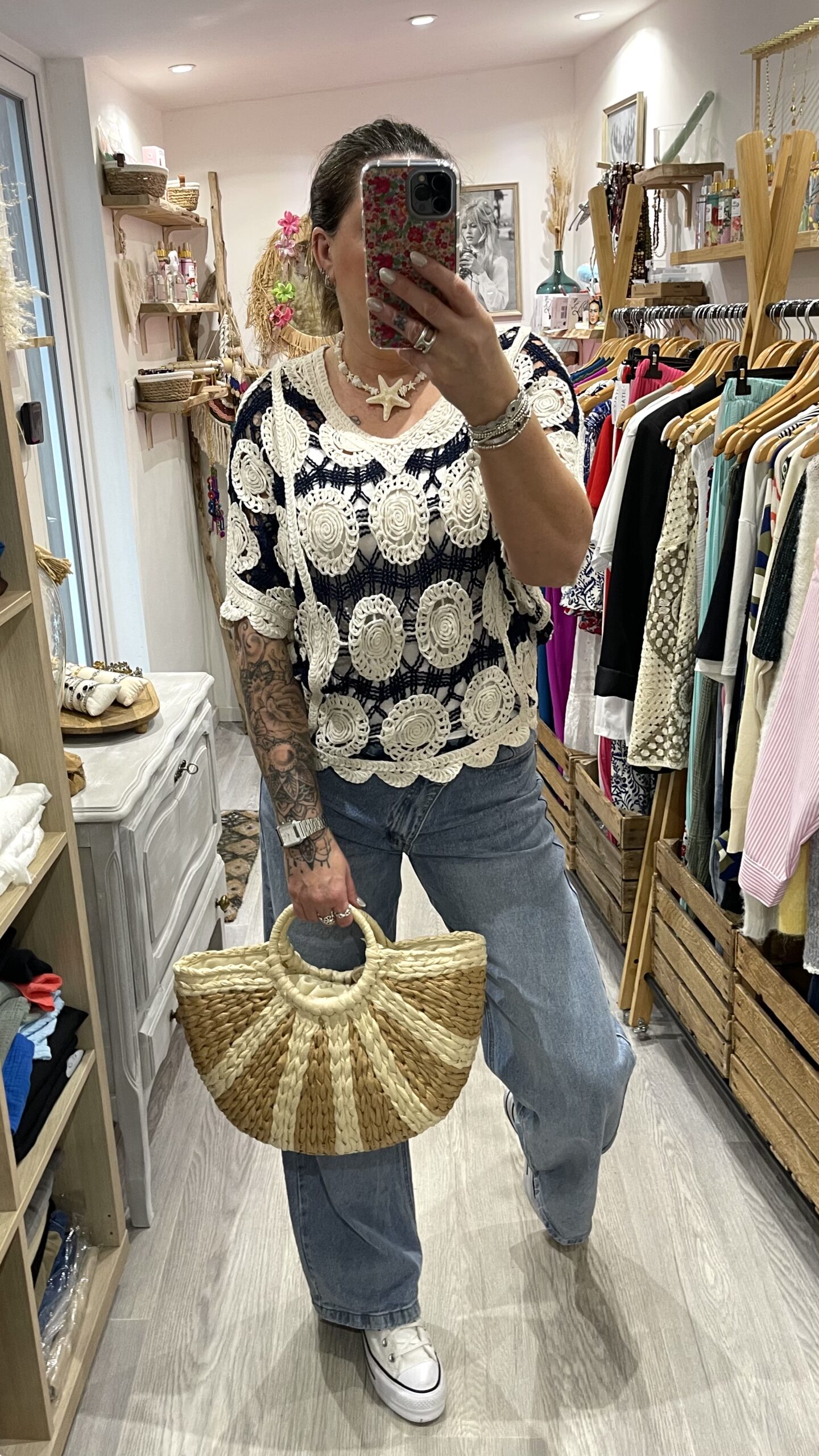 Blouse Miranda bleu marine – Image 7
