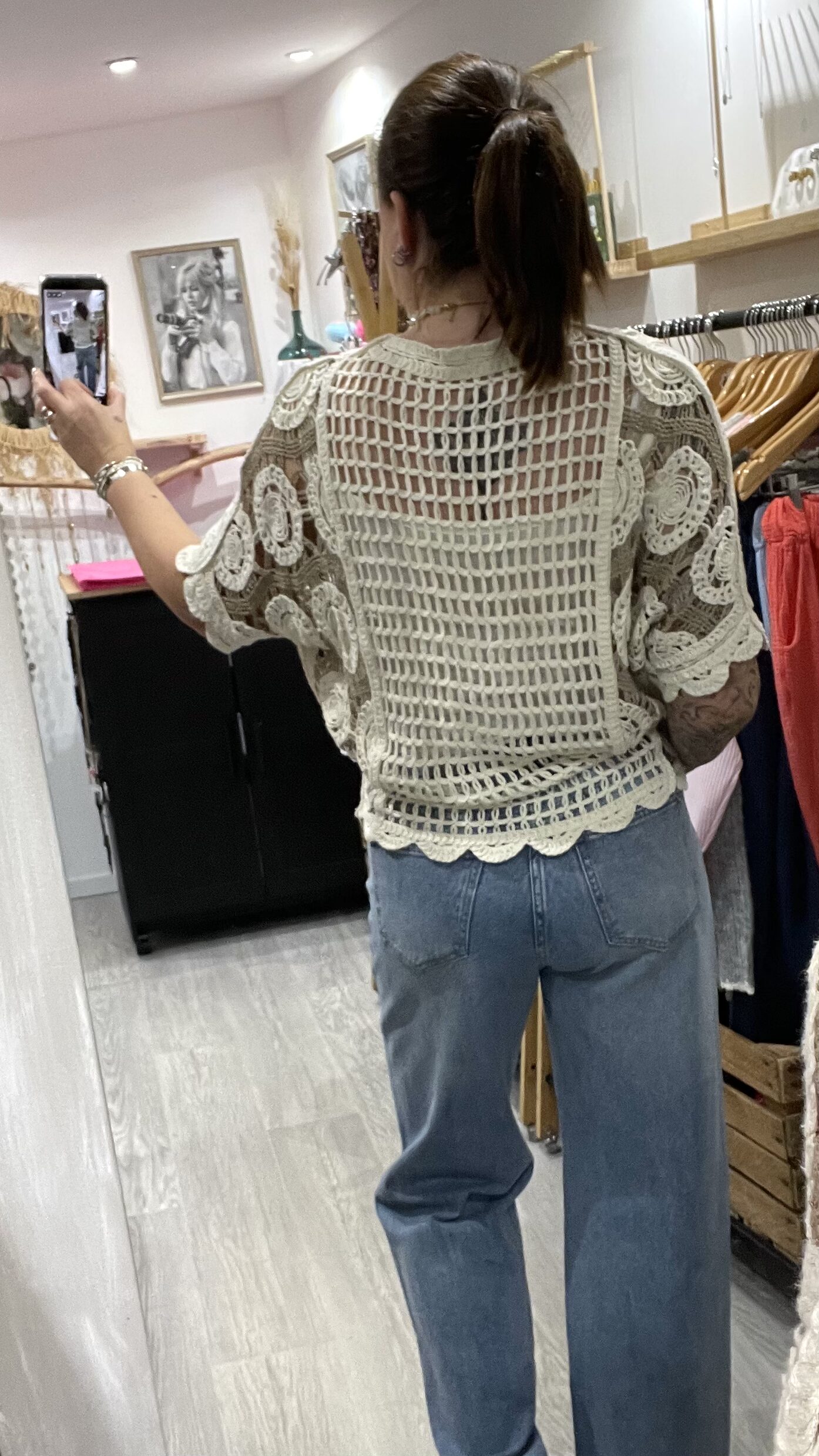 Blouse Miranda beige – Image 7
