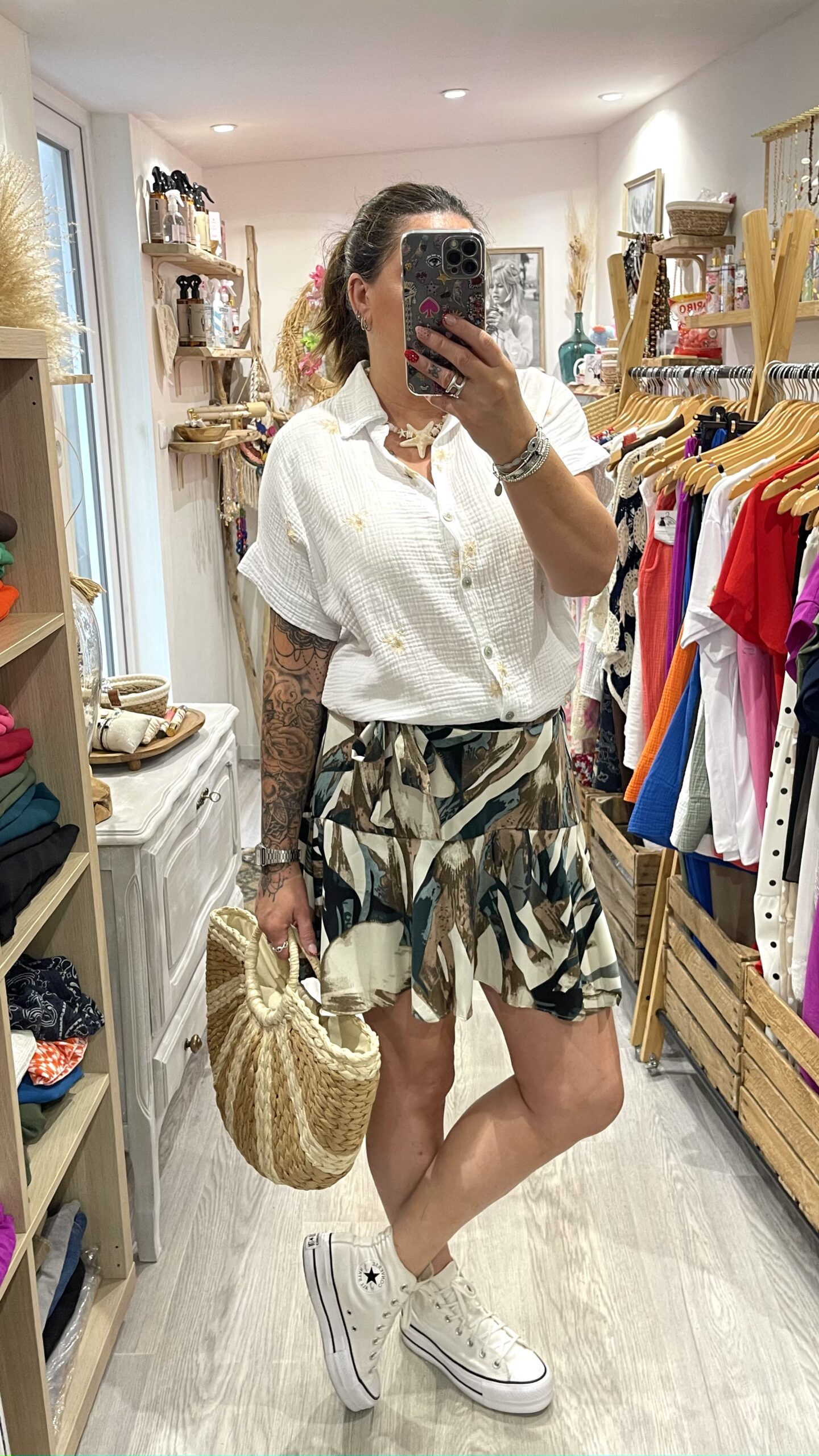 Jupe-short Rosalie vert
