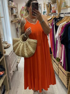 Robe Camille orange