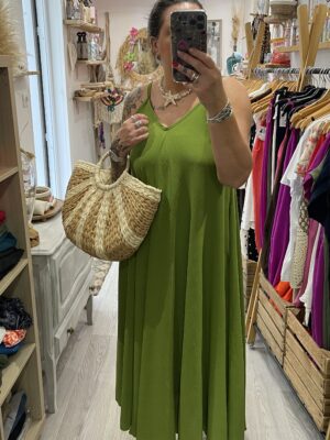 Robe Camille vert pistache