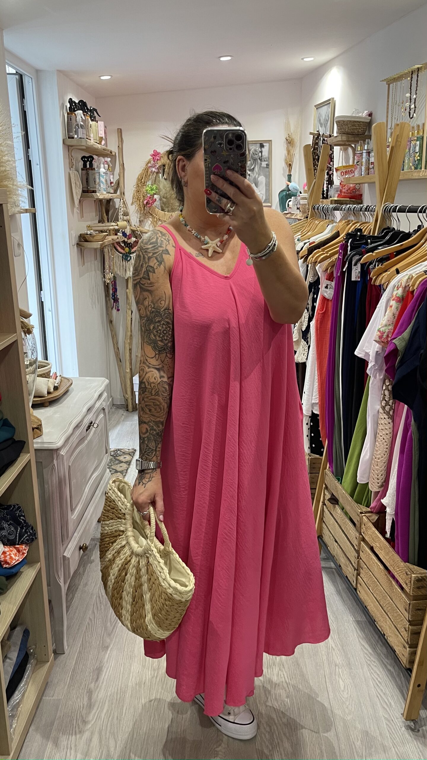 Robe Camille rose – Image 3