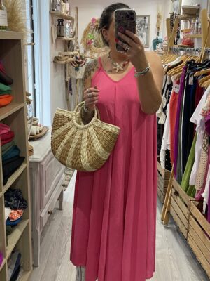 Robe Camille rose