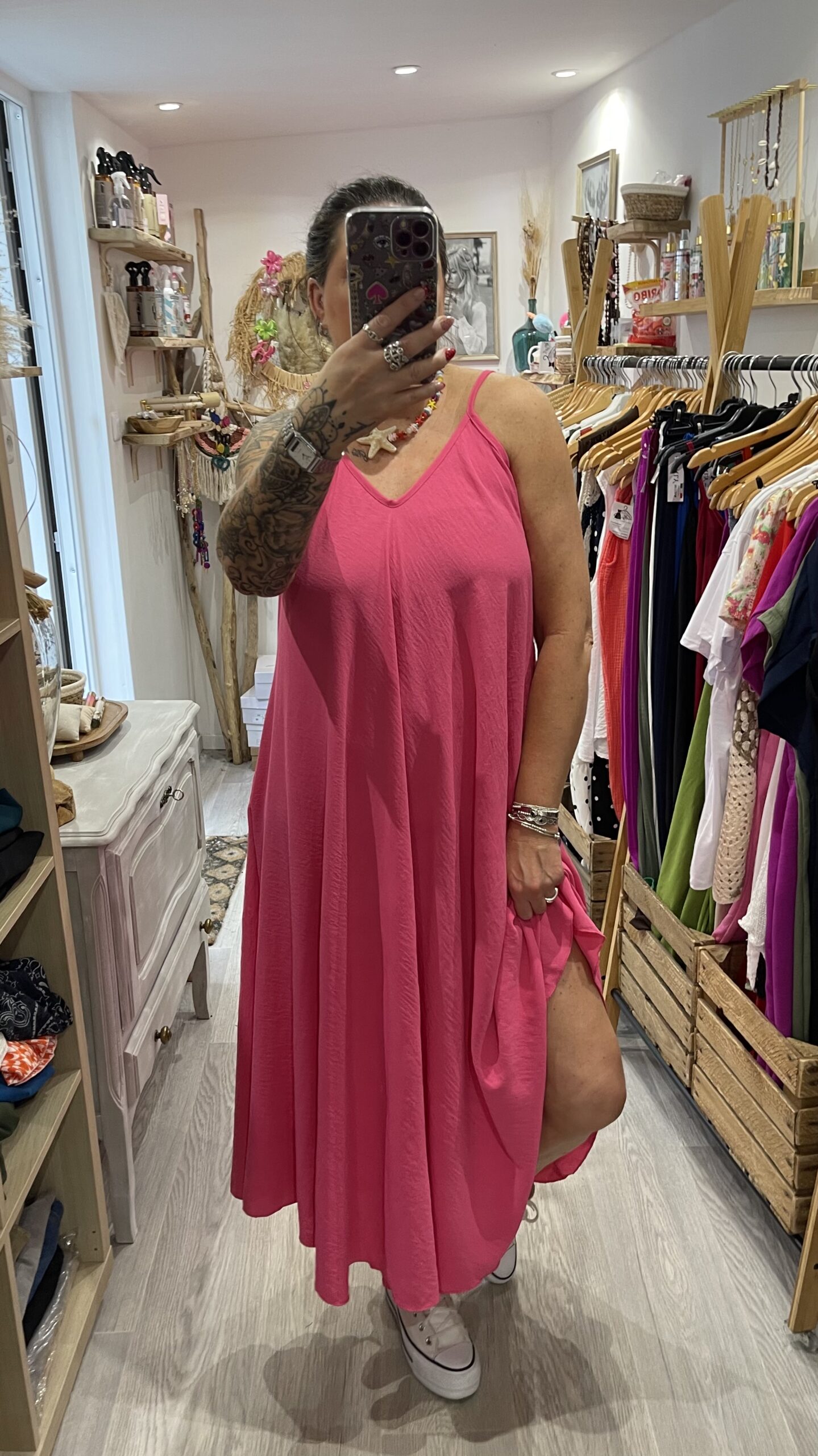 Robe Camille rose – Image 8