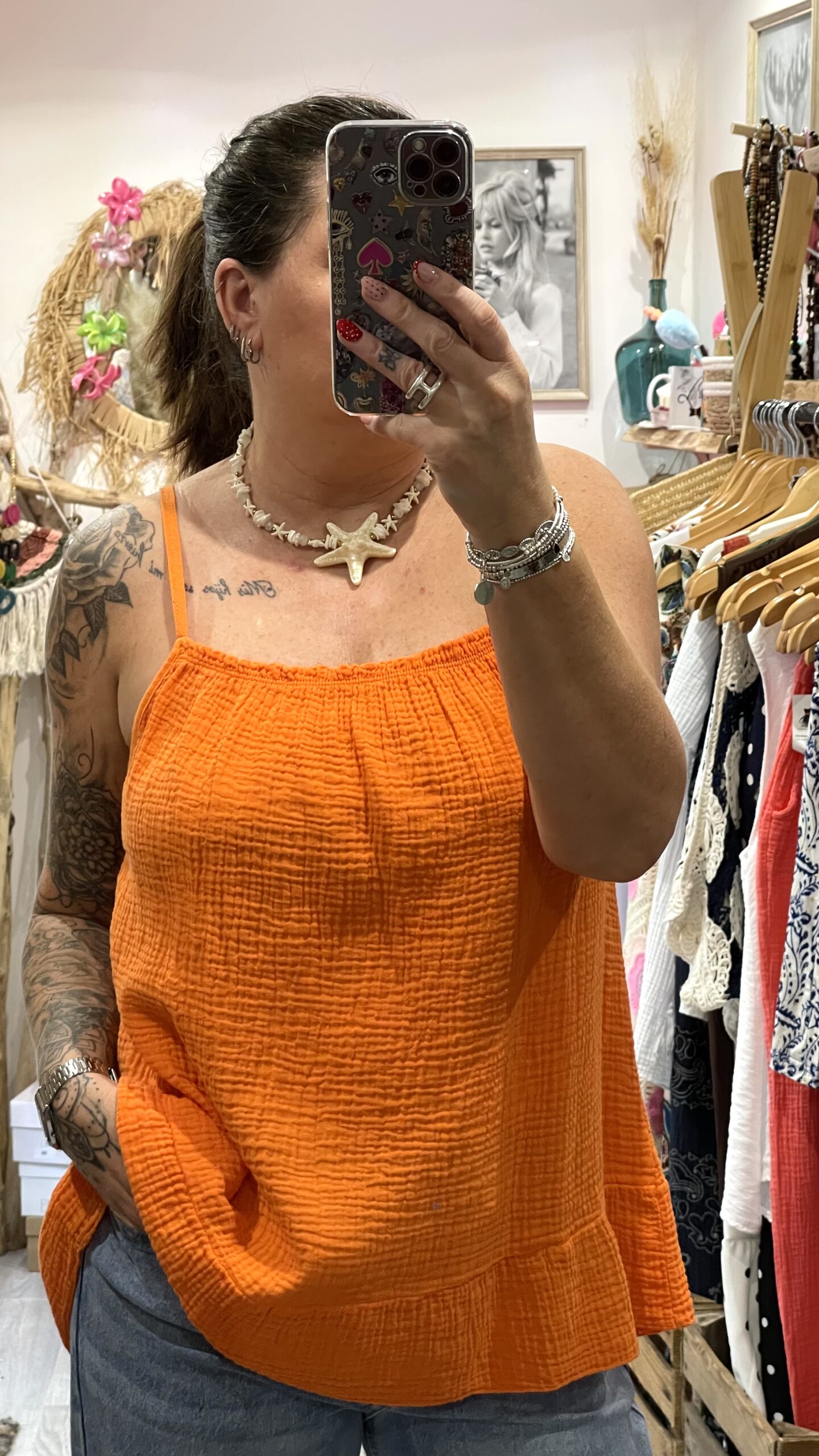 Top Maria orange