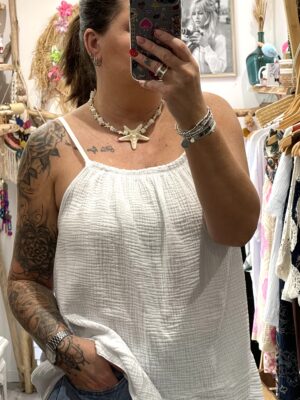 Top Maria blanc