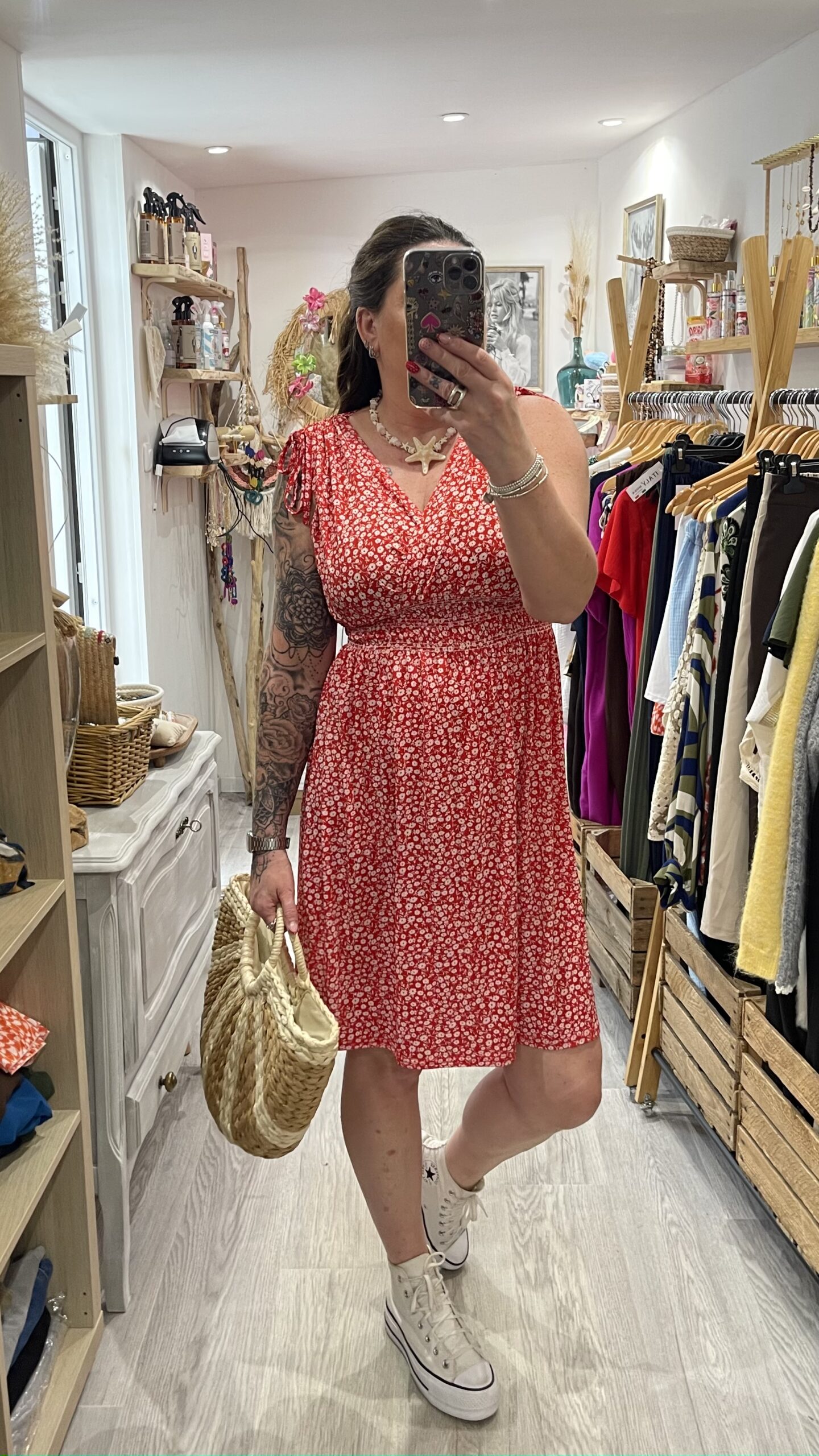 Robe Sady rouge – Image 3