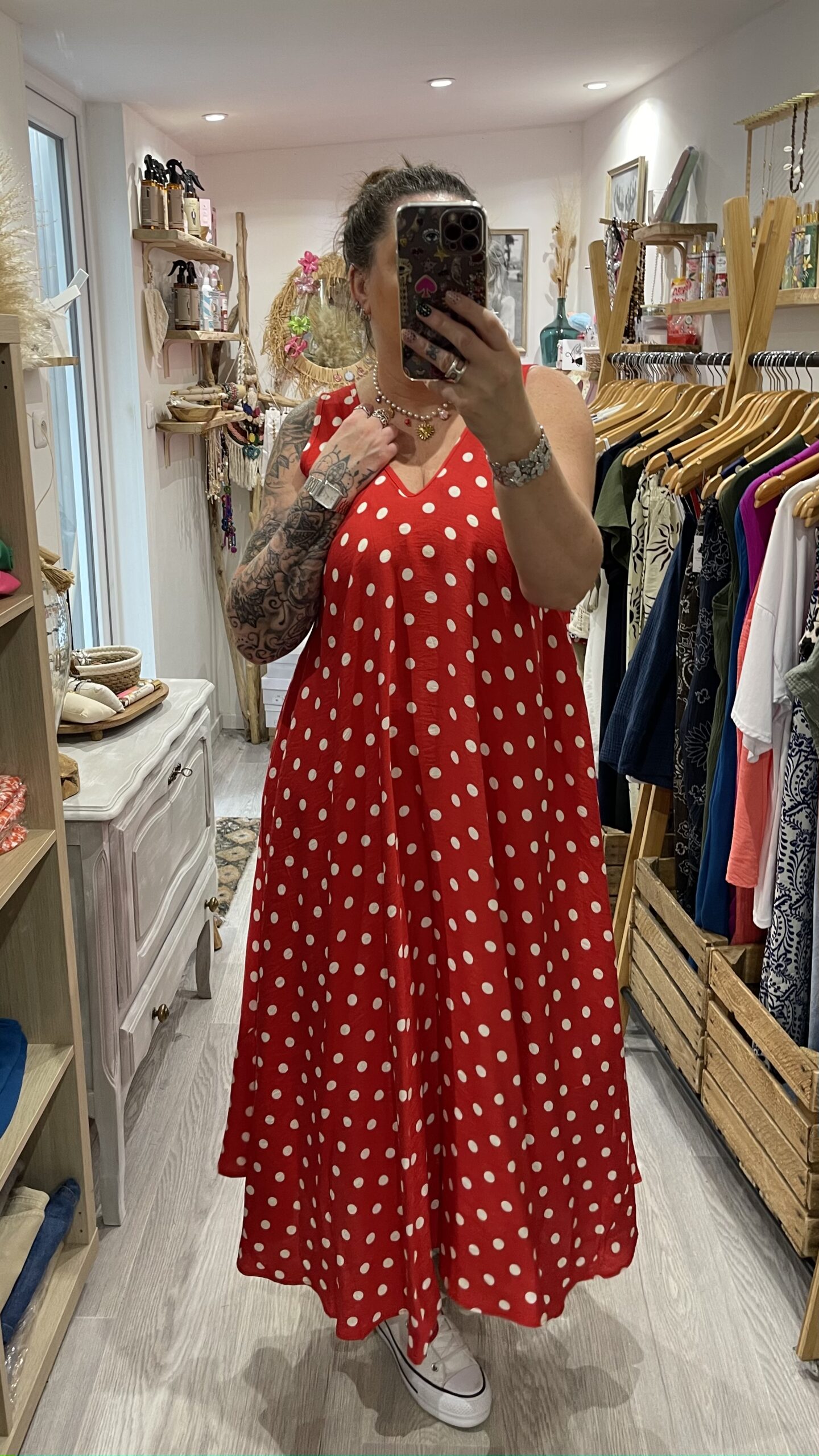 Robe Gaby rouge – Image 2