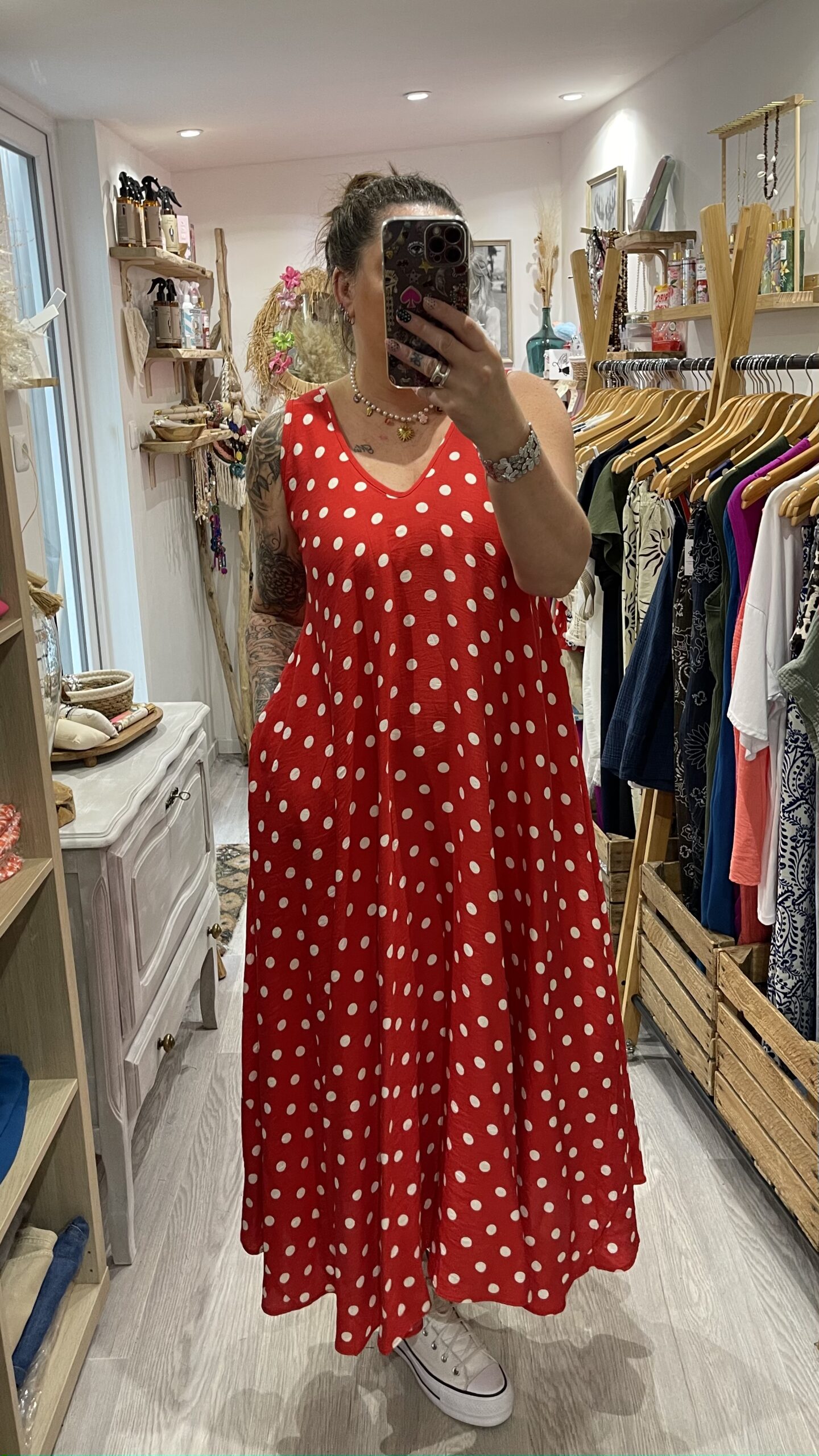 Robe Gaby rouge – Image 7