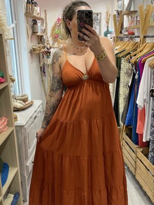 Robe Alizé terracotta