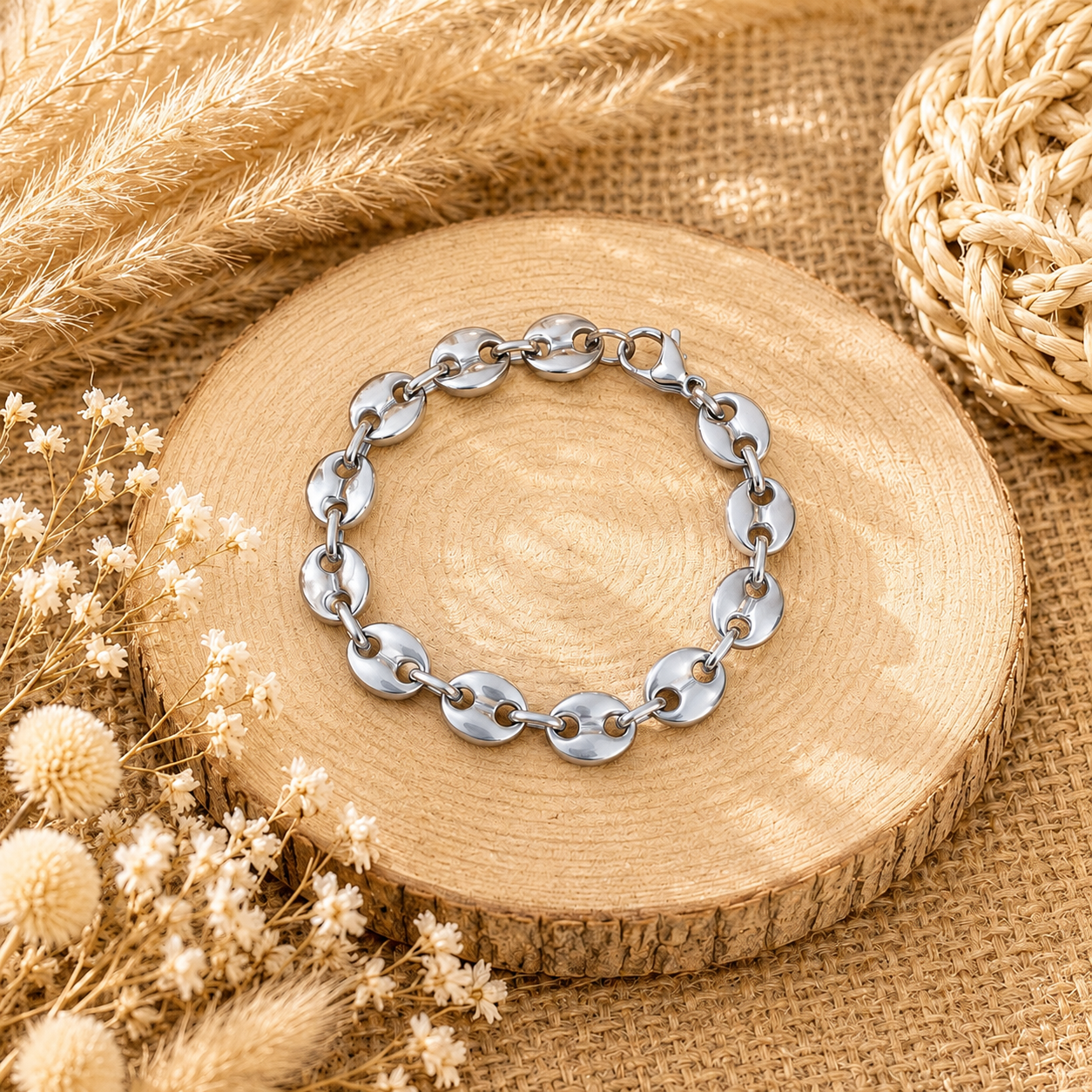 Bracelet Tesse argenté
