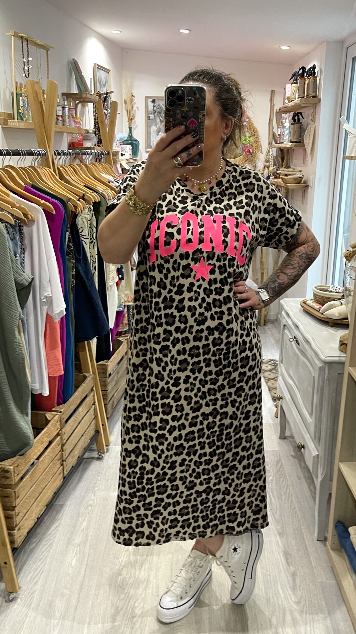 Robe longue Iconic