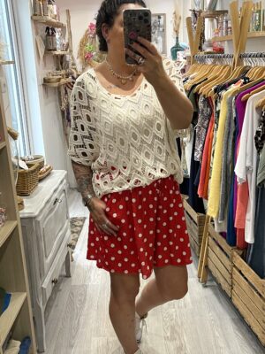 Short Gaby rouge