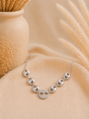 Collier Liam argenté