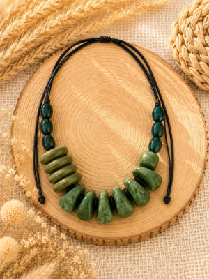Collier Omaël kaki