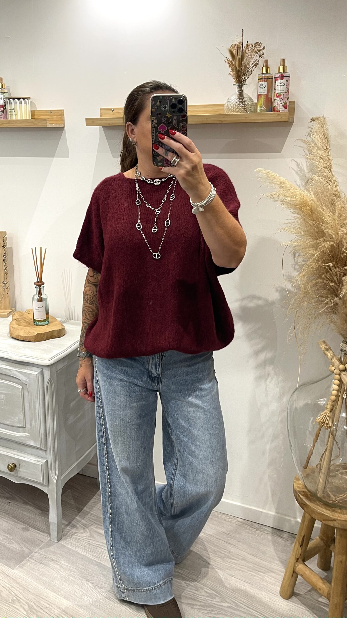 Gilet Marco bordeaux – Image 4