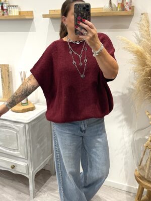 Gilet Marco bordeaux