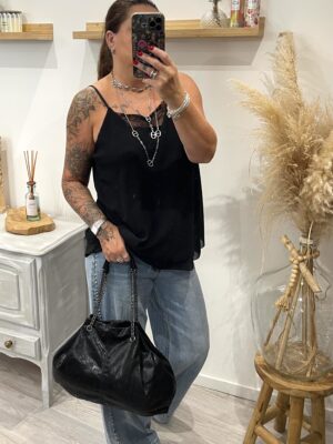 Top Gisèle noir