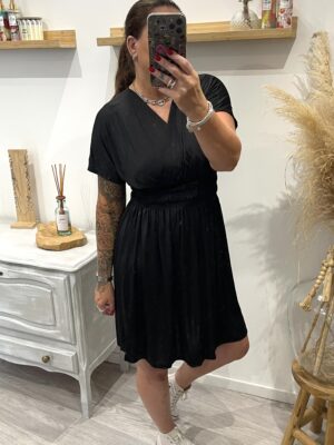 Robe Élisa courte noire
