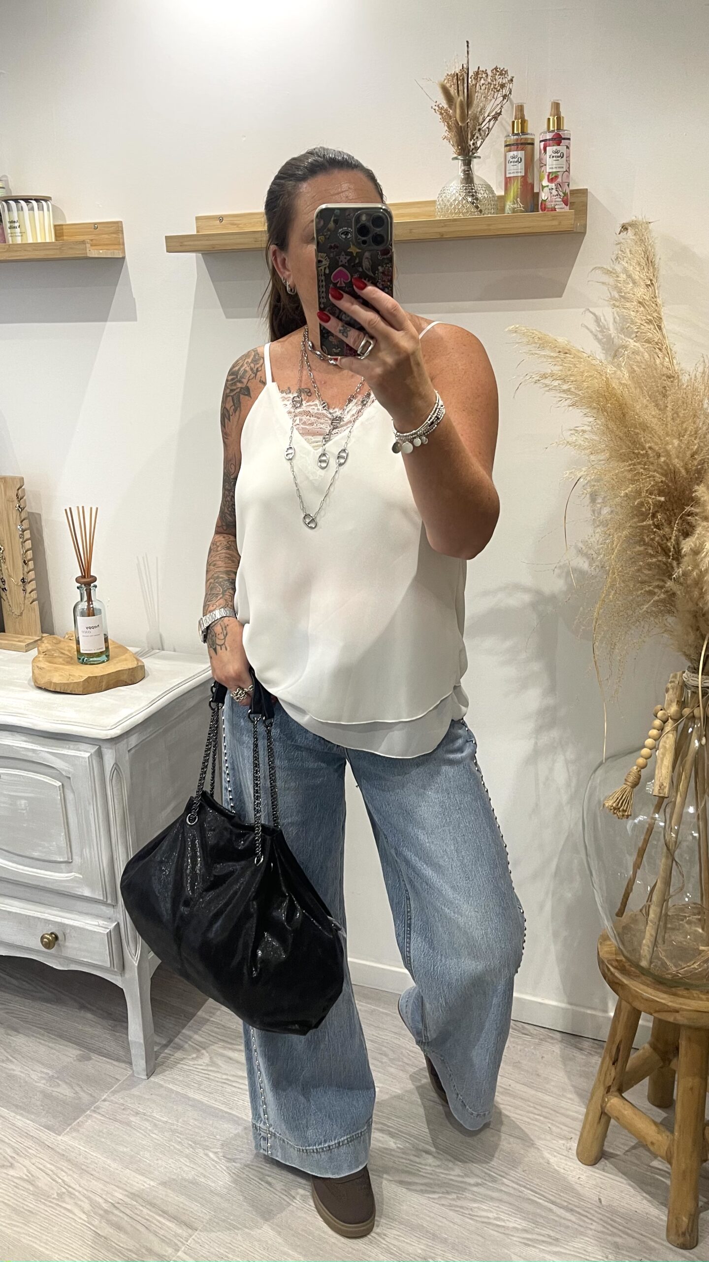 Top Gisèle blanc