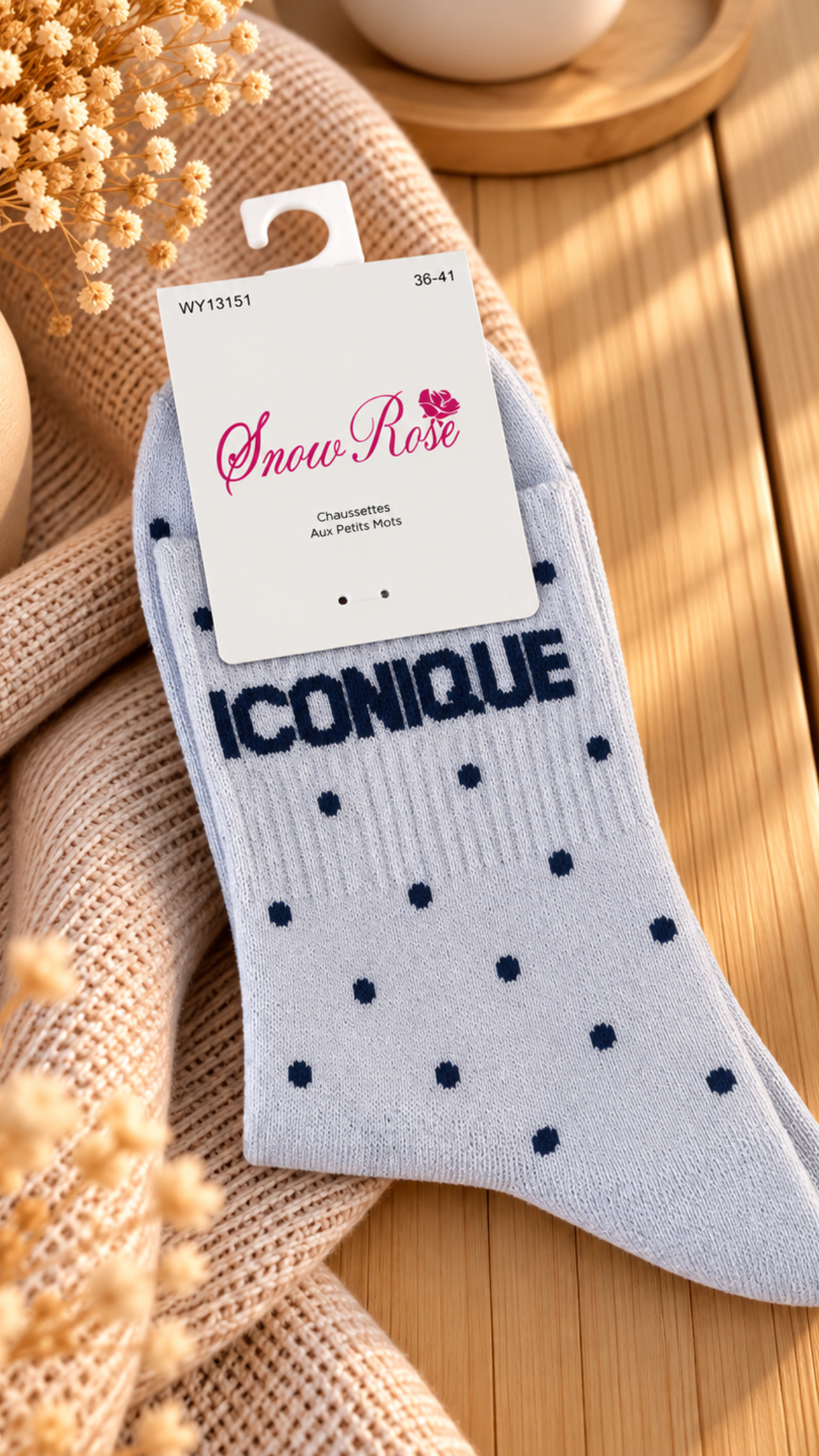 Chaussettes à paillettes Iconique – Image 2