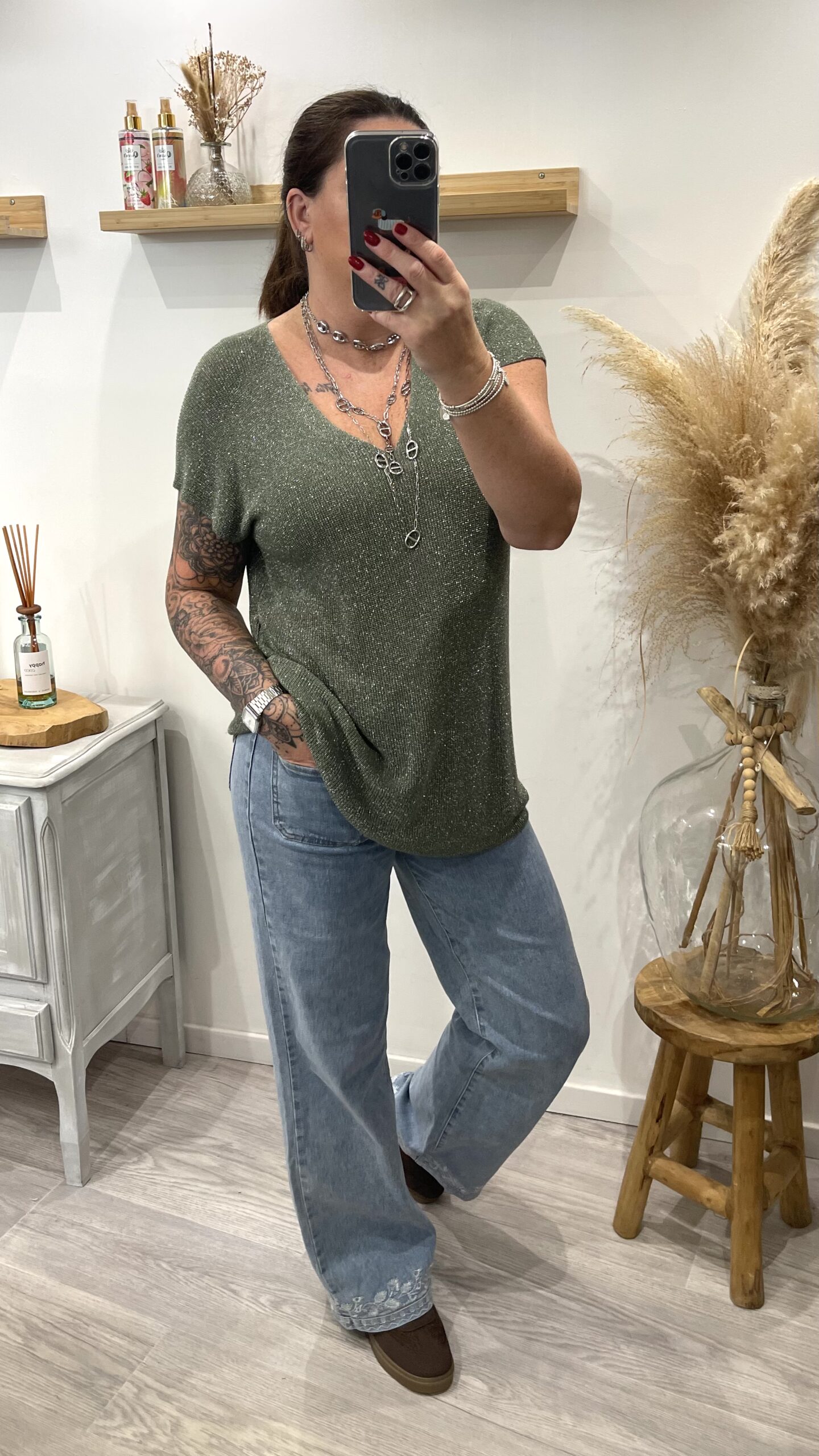 Pull Brady kaki – Image 3