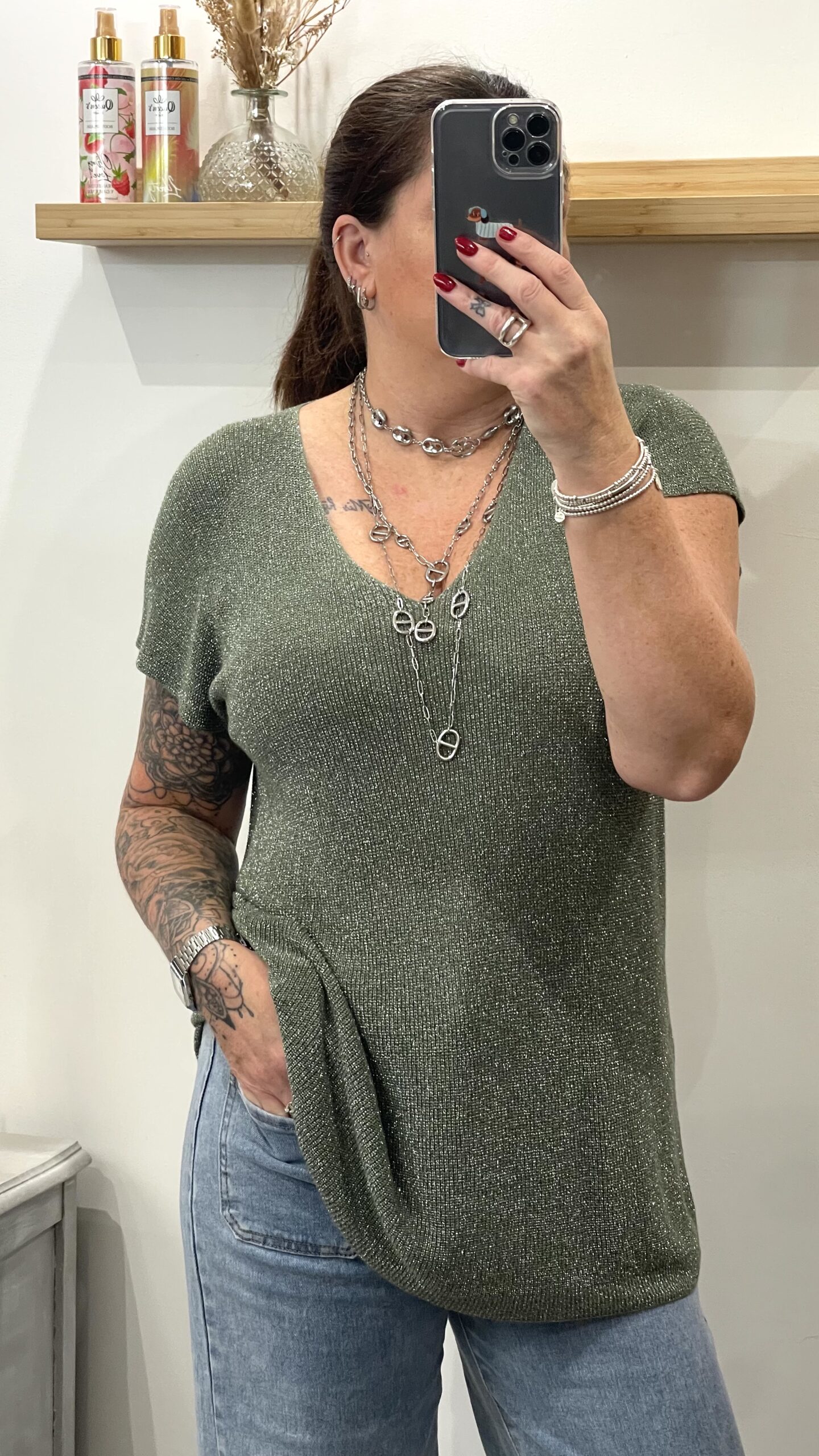 Pull Brady kaki – Image 2