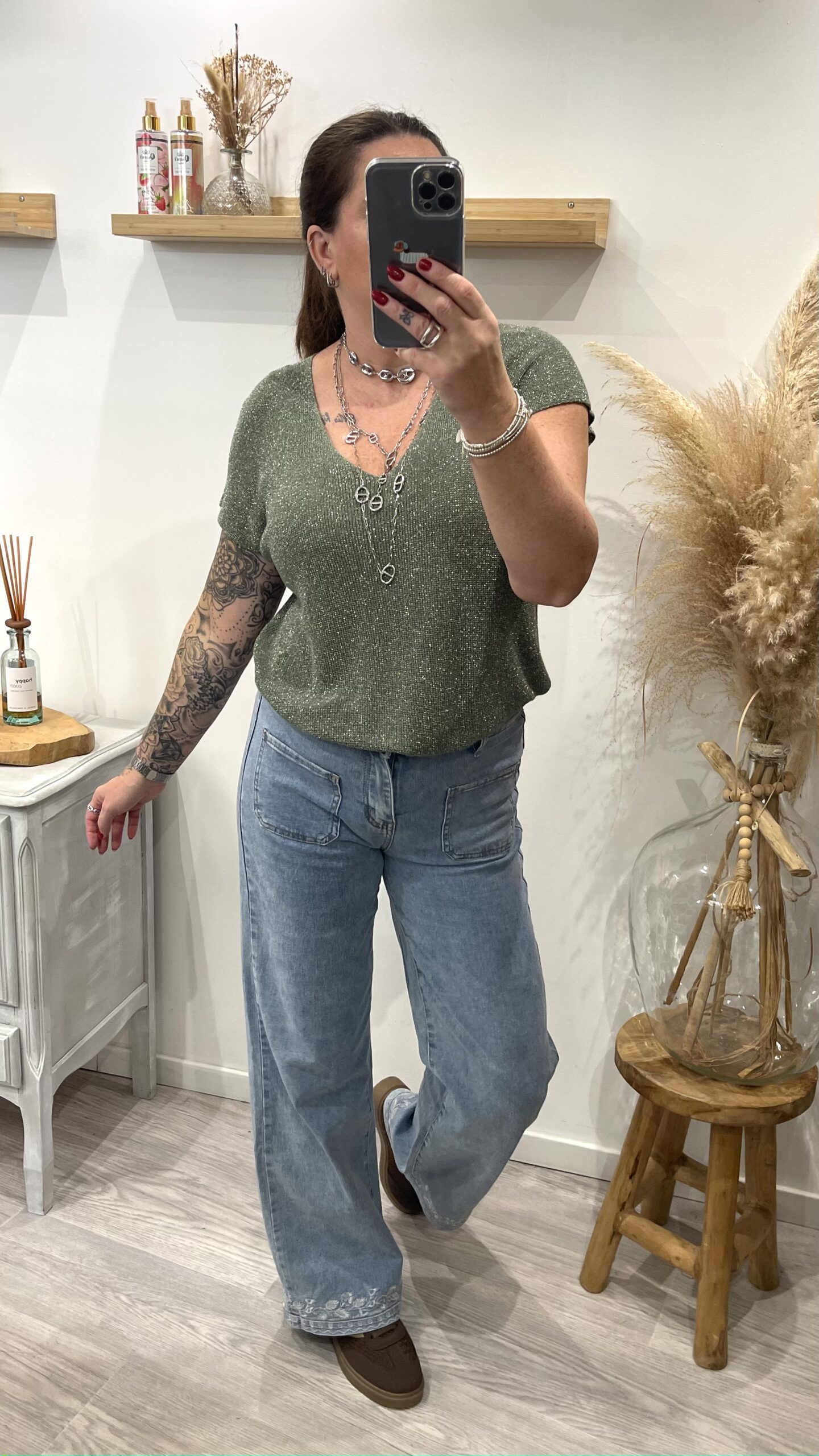 Pull Brady kaki – Image 5