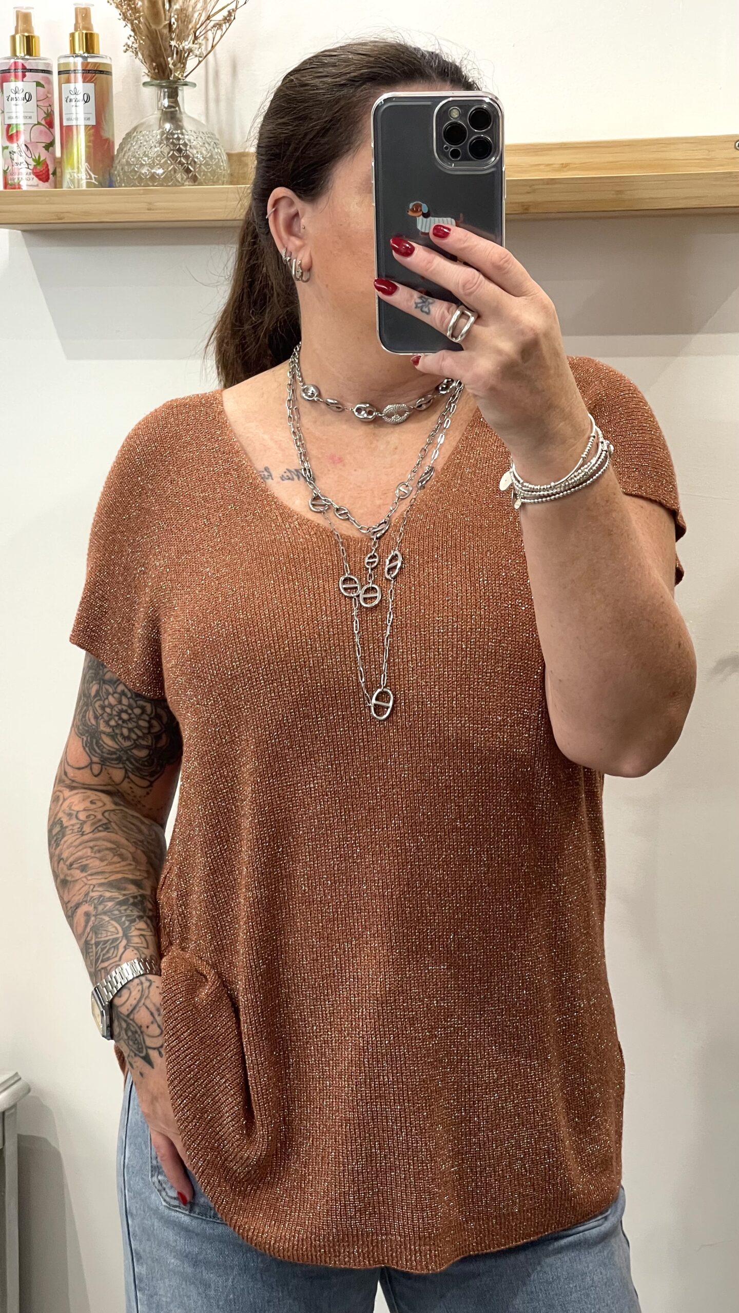 Pull Brady terracotta – Image 2