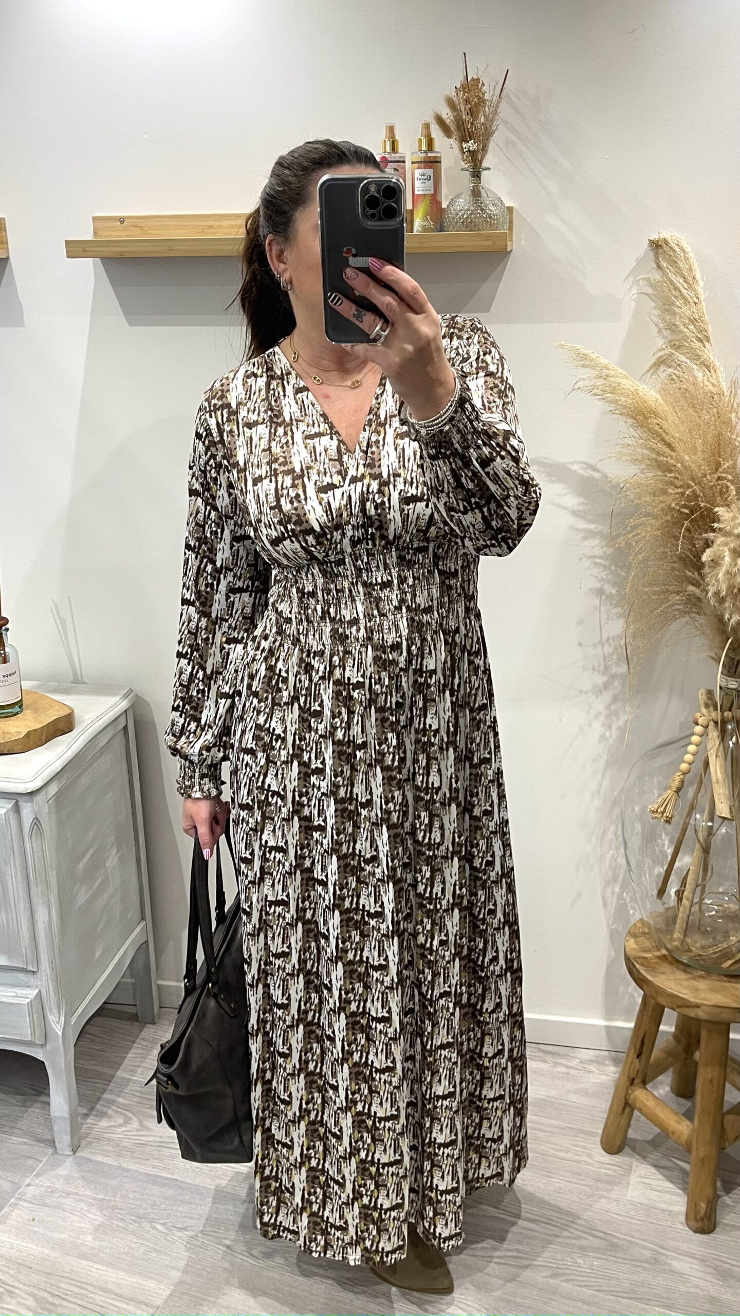 Robe Solène choco – Image 8